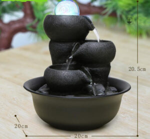 Fontaine de jardin au design épuré pour ambiance zen