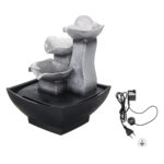 Aspect zen de la fontaine japonaise pour jardin