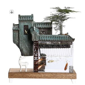 Design unique de fontaine aquarium pour votre espace