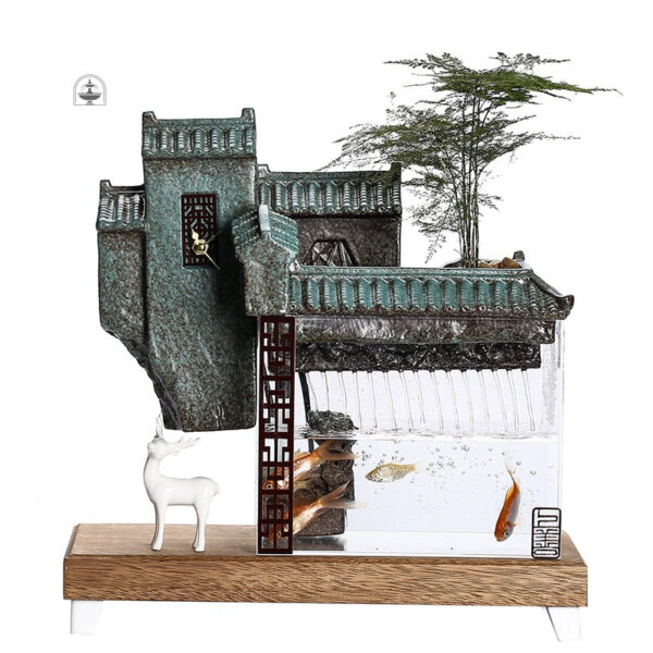 Design unique de fontaine aquarium pour votre espace