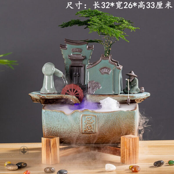 Fontaine d'art pour une ambiance sereine