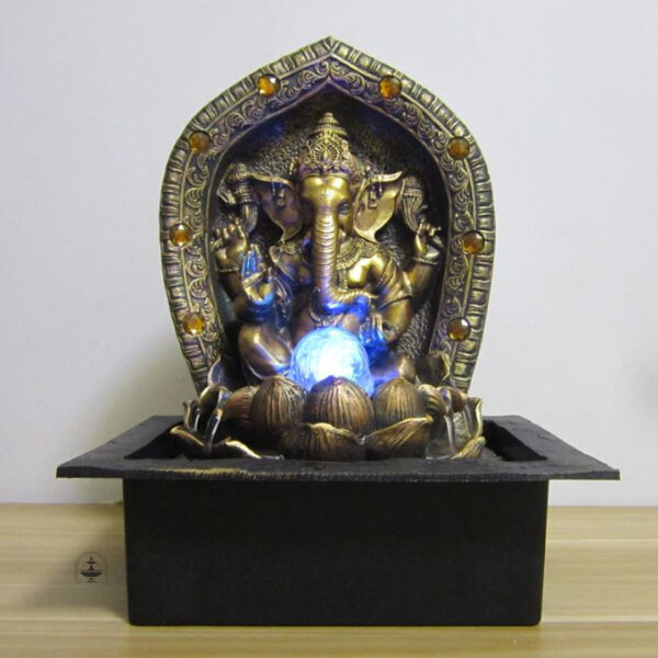 Fontaine Ganesha décorative pour un espace zen