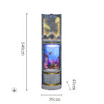Fontaine intérieure avec aquarium décoratif