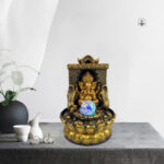 Fontaine décorative Bouddha avec effet d'eau