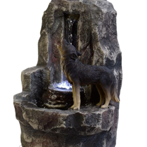 Fontaine décorative lumineuse pour intérieur zen