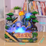 Décoration zen avec lumière LED intégrée