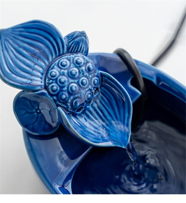 Fontaine japonaise design pour terrasse
