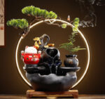 Décoration intérieure avec une fontaine japonaise