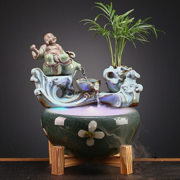 Élégante fontaine japonaise, ajout artistique à votre espace