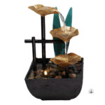 Fontaine japonaise miniature décorative pour intérieur