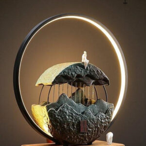 Fontaine LED pour une ambiance zen apaisante