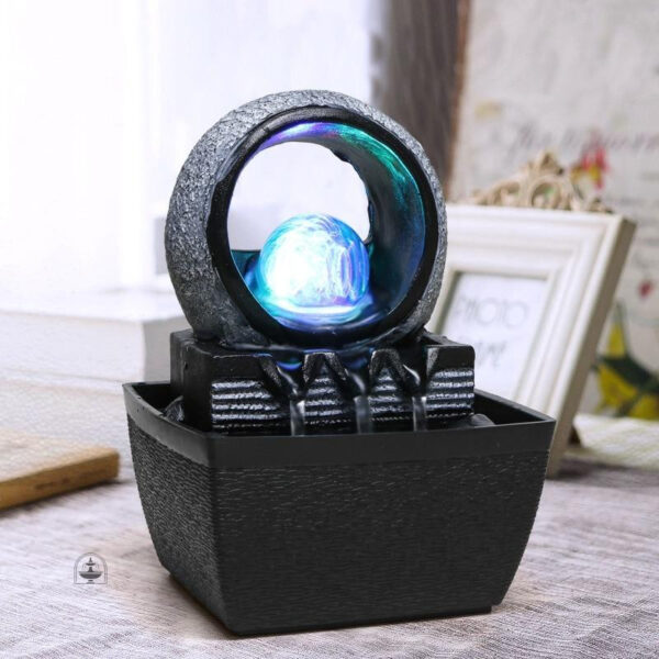 Fontaine LED boule pour une ambiance zen relaxante