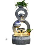 Fontaine lumineuse pour bassin décoratif