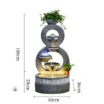 Bassin avec éclairage intégré pour ambiance relaxante