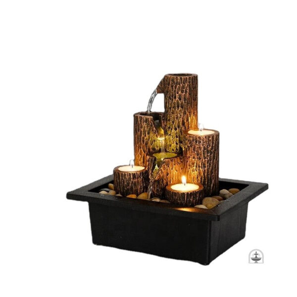 Fontaine lumineuse bougie décorative
