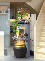 Décoration intérieure : fontaine lumineuse à effet relaxant
