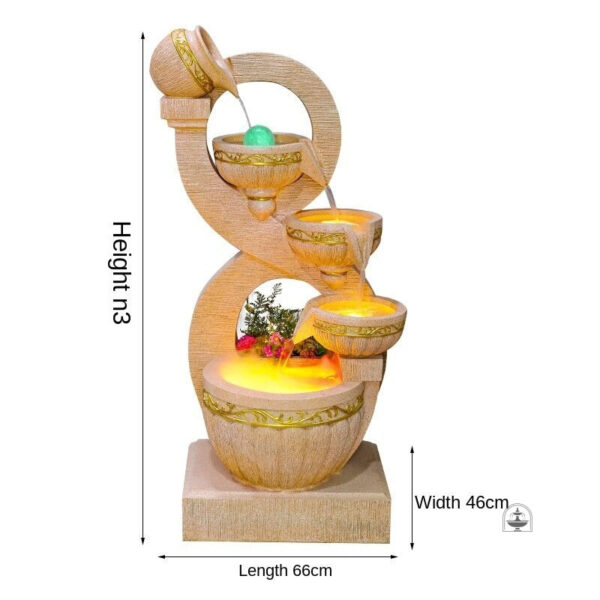 Fontaine moderne pour décoration intérieure