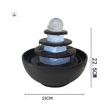 Fontaine lumineuse au design contemporain