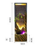 Fontaine murale design avec éclairage intégré