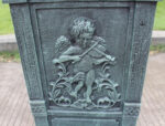 Fontaine décorative murale, design sur pied