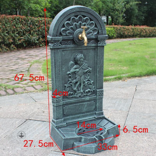 Fontaine décorative sur pied pour jardin
