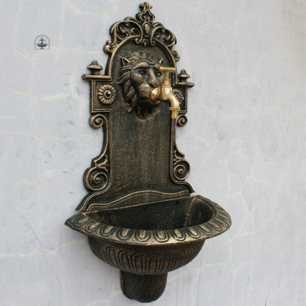 Fontaine décorative en forme de lion pour jardin