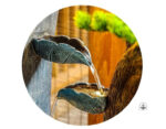 Fontaine lumineuse à LED, accessoire décoratif unique