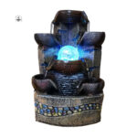Fontaine traditionnelle japonaise, élément apaisant pour extérieur