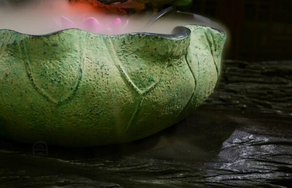 Fontaine relaxante en forme de poisson pour ambiance sereine