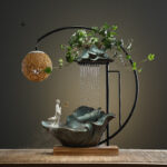 Fontaine zen pour un jardin apaisant et esthétique