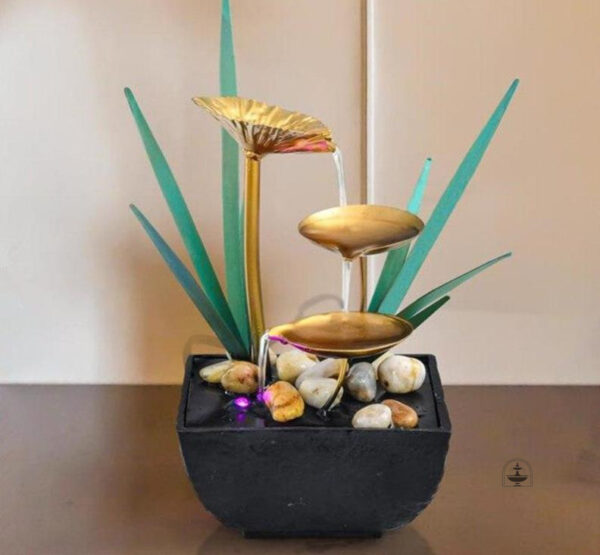 Accessoire de bien-être avec eau et lumière douce
