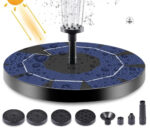 Fontaine solaire avec batterie pour jardin