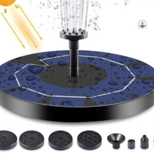 Fontaine solaire avec batterie pour jardin