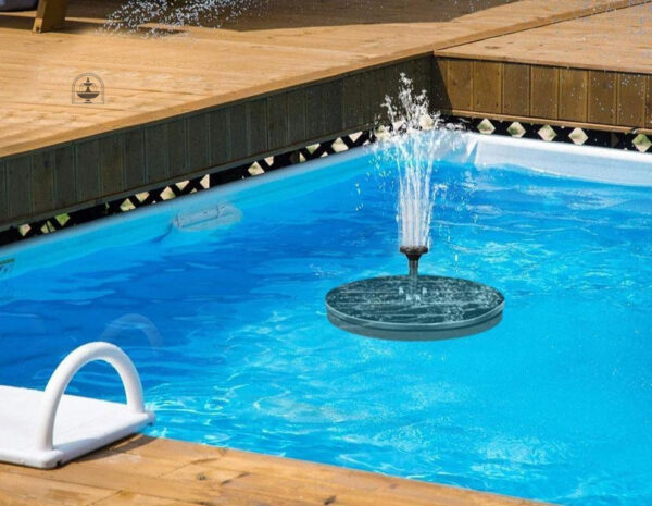 Fontaine de jardin à énergie solaire avec éclairage LED