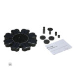 Design contemporain de fontaine solaire