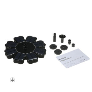 Design contemporain de fontaine solaire