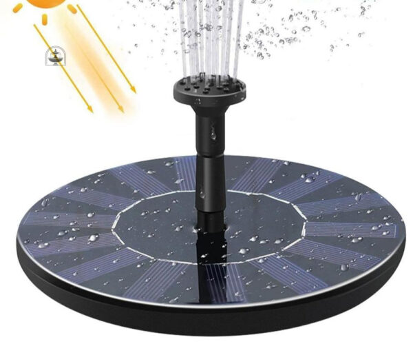 Fontaine solaire pour jardin, ajout décoratif extérieur