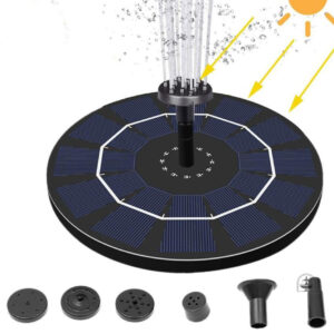 Fontaine solaire jardin pour un décor extérieur apaisant