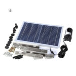 Grande fontaine solaire pour embellir votre jardin