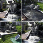 Décoration extérieure : fontaine à énergie solaire