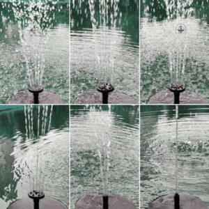 Mini fontaine de jardin avec fonctionnement solaire