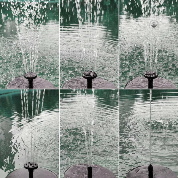 Mini fontaine de jardin avec fonctionnement solaire