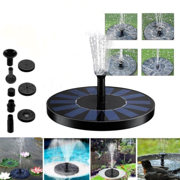 Accessoire de jardin : fontaine solaire esthétique et pratique