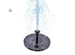 Fontaine solaire pour mini bassin de jardin