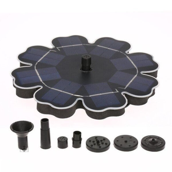 Fontaine solaire moderne pour jardin