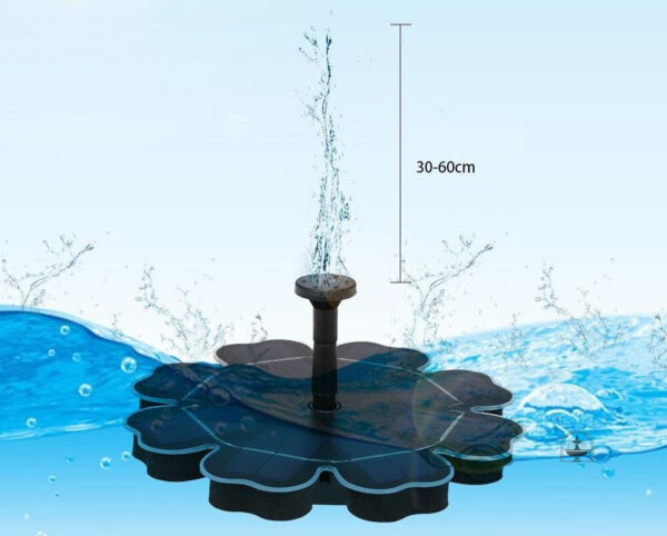 Élément aquatique alimenté par énergie solaire
