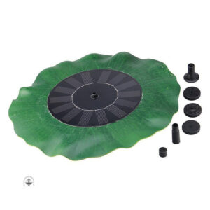 Fontaine de jardin solaire, nénuphar flottant pour un espace zen