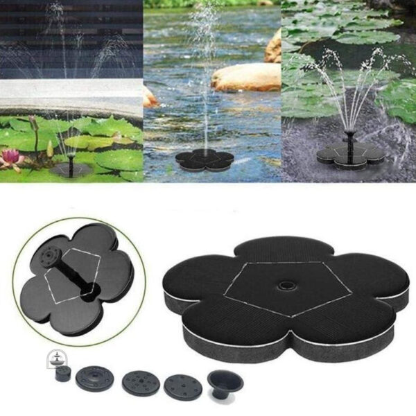 Décoration de jardin : fontaine solaire élégante et originale