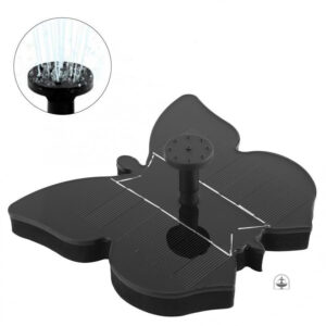 Fontaine de jardin avec énergie solaire