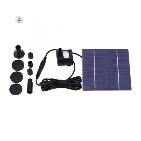 Fontaine solaire pour jardin, design élégant et écologique